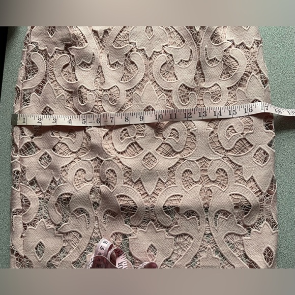 Bardot Pink Rose Lina Lace Dress Size 6 - Picture 12 of 13